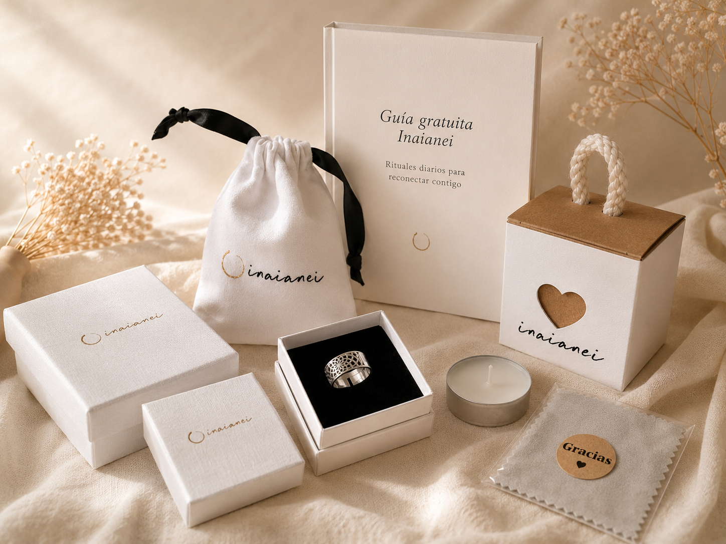 Guía gratuita junto al packaging de Inaianei