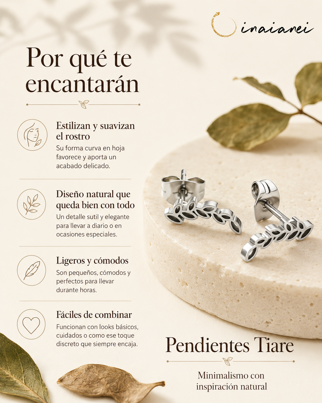 Pendientes Tiare