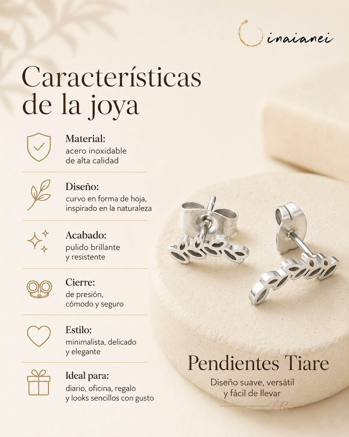Pendientes Tiare