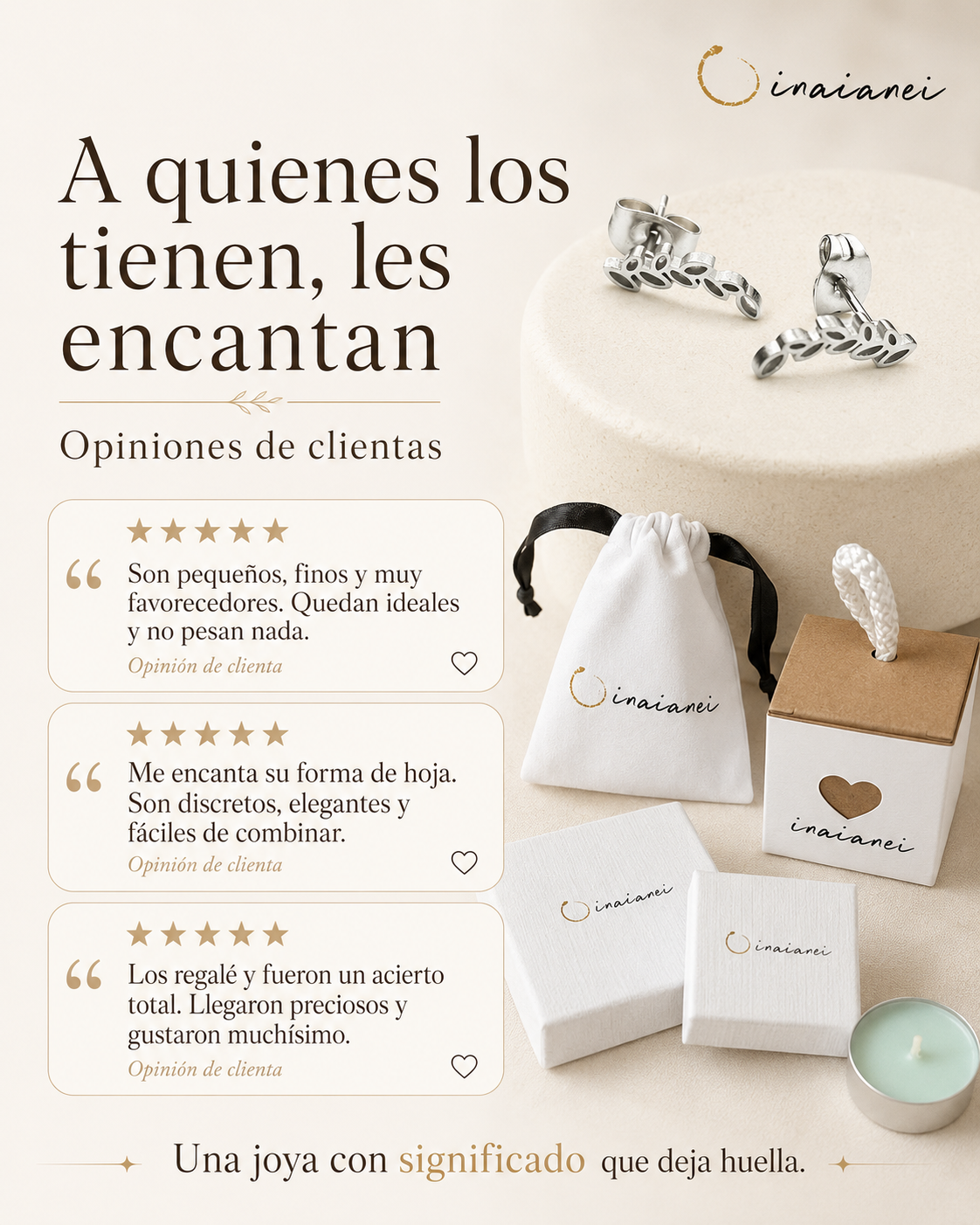 Pendientes Tiare