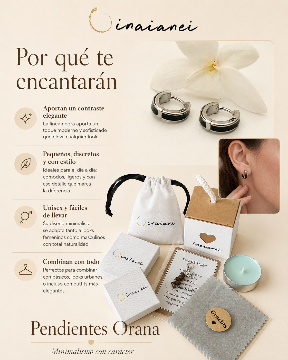 Pendientes Orana